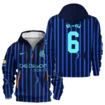Casual Sports Hoodie Half Zipper, Modern Logo Detail Printing HVN1104