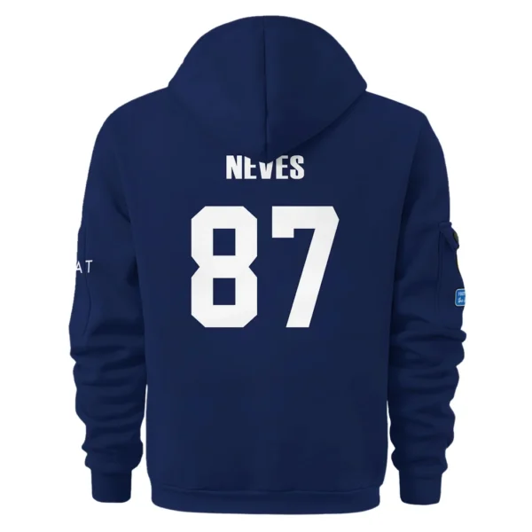 Fan Gift Hoodie Half Zipper, Sports-Inspired Logo Design HVN1105 - Image 3