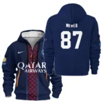 Fan Gift Hoodie Half Zipper, Sports-Inspired Logo Design HVN1105