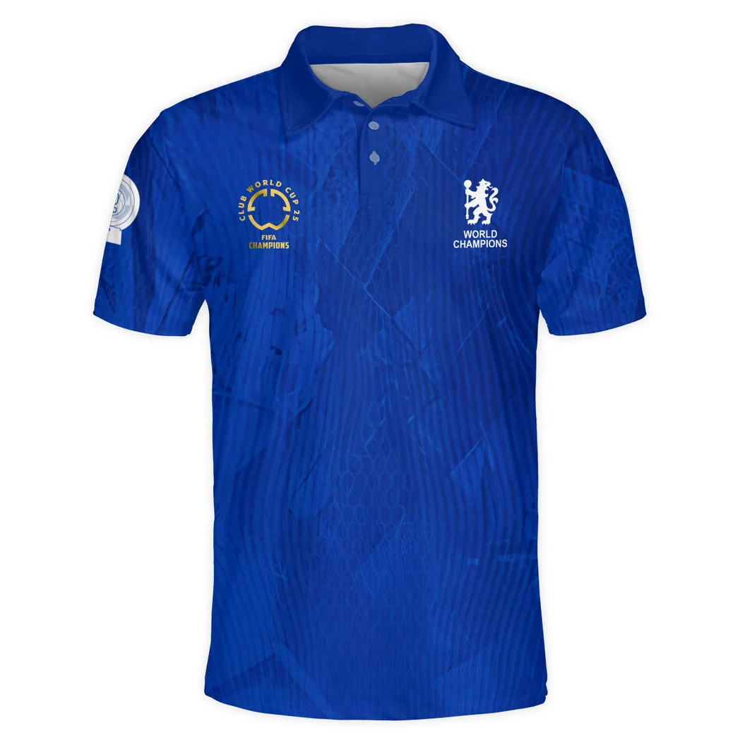 London Blue Army Polo Shirt, True Fan Polo Shirt HVN112811 - Image 2