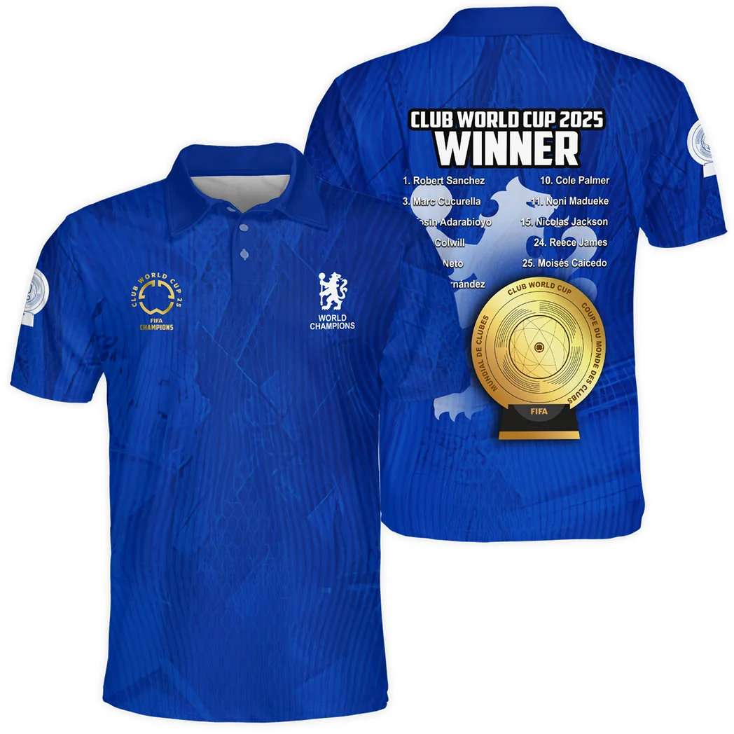 London Blue Army Polo Shirt, True Fan Polo Shirt HVN112811
