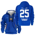 Everyday Hoodie Half Zipper, Athletic-Inspired Logo HVN1129
