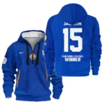 Outdoor Half-Zip Hoodie, Team Spirit Logo Design HVN1129