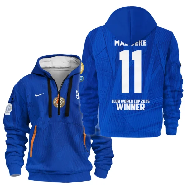 Lightweight Sports Hoodie Half Zipper, Unique Logo Print HVN1129