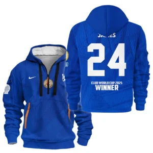 Training Hoodie Half Zipper, Fan-Friendly Logo Design HVN1129
