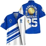 Heritage Blue Side Hawaiian Shirt, Tailgate Vibe Button Shirt HVN113111