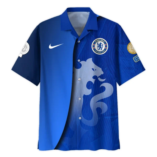 Riverside Supporters Hawaiian Shirt, Summer Match Button Shirt HVN113211 - Image 2