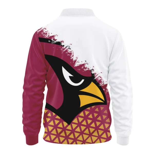Feathered Army Bomber Jacket, Bomber Jacket Stadium Style HVN1270 - Image 3