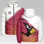 Feathered Army Hooded Cotton Jacket, True Supporter Winter Gear HVN1270