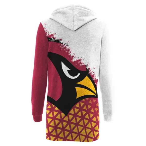 Feathered Army Hoodie Dress, Heritage Fan Hoodie Dress HVN1270 - Image 3