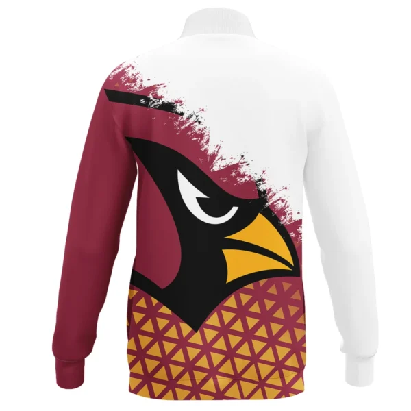 Red Crew Stand Collar Jacket, Team Pride Sport-Inspired Look Jacket HVN1270 - Image 3