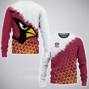 Red Crew Sweatshirt, Performance Sport Fan Sweatshirt HVN1270