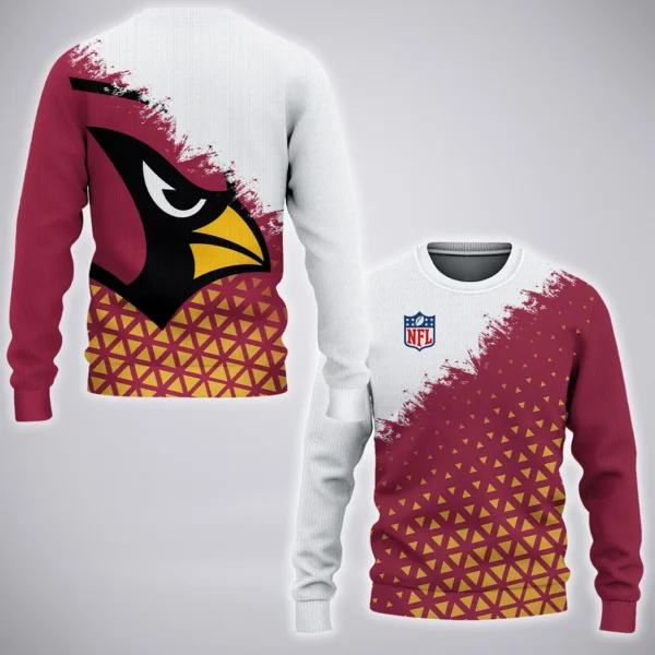 Red Crew Sweatshirt, Performance Sport Fan Sweatshirt HVN1270