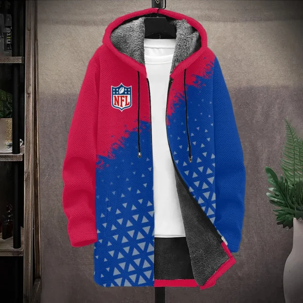 Blue Horns Fleece Windbreaker Jacket, Stadium Night Windbreaker HVN1270 - Image 2