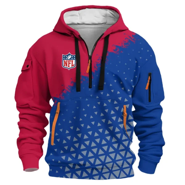 Charge Pride Hoodie Half Zipper, Bold Fan Hoodie HVN1270 - Image 2