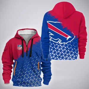 Charge Pride Hoodie Half Zipper, Bold Fan Hoodie HVN1270