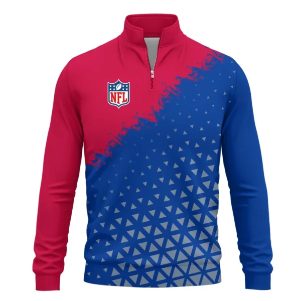 Blue Horns Quarter-Zip Sweatshirt, Athletic Spirit Quarter-Zip Wear HVN1270 - Image 2