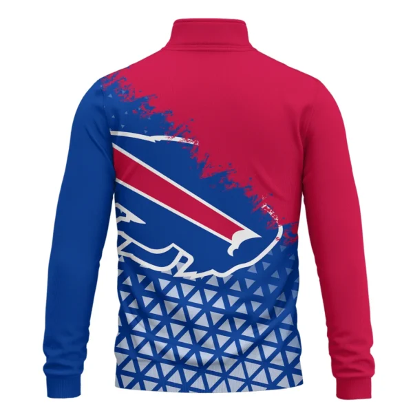 Blue Horns Quarter-Zip Sweatshirt, Athletic Spirit Quarter-Zip Wear HVN1270 - Image 3