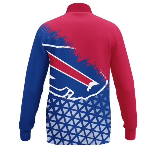 Blue Crew Stand Collar Jacket, Durable Style Jacket for Supporters HVN1270 - Image 3