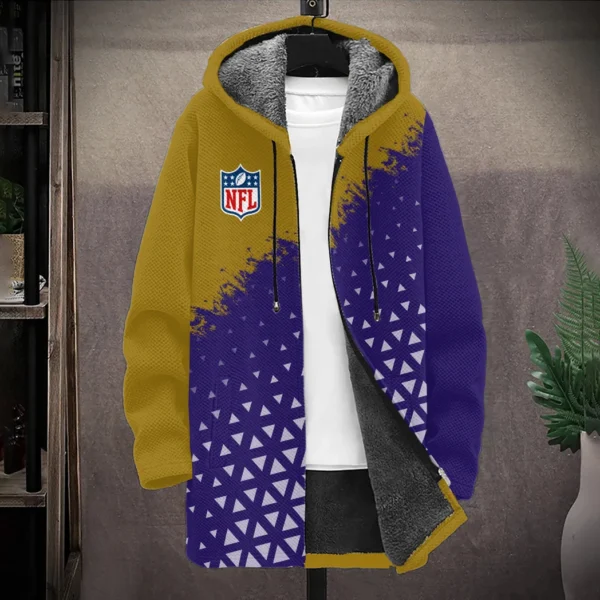 Midnight Flock Fleece Windbreaker Jacket, Everyday Sports Jacket HVN1270 - Image 2