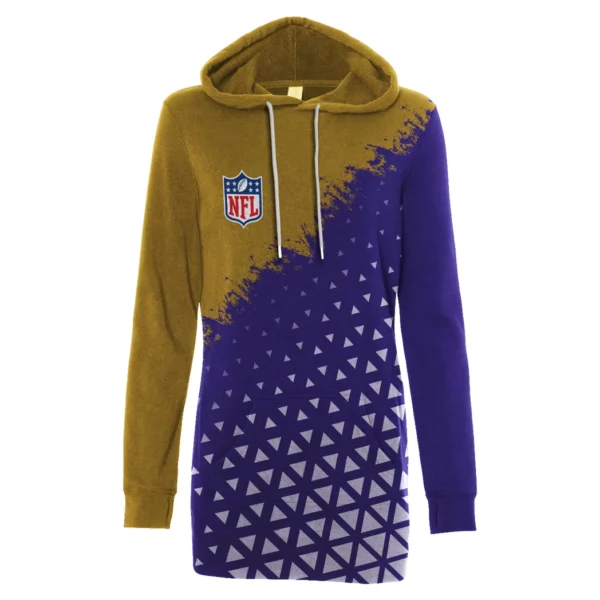 Midnight Claws Hoodie Dress, Stadium Nights Hoodie Dress HVN1270 - Image 2