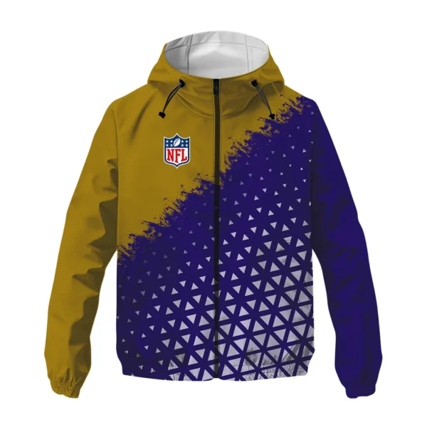 Feathered Army Windbreaker Jacket , All-Season Fan Waterproof HVN1270 - Image 2