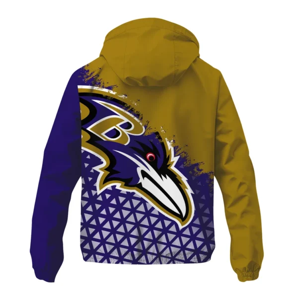 Feathered Army Windbreaker Jacket , All-Season Fan Waterproof HVN1270 - Image 3
