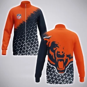 Football Bear Crew Stand Collar Jacket, Durable Style Jacket for Supporters HVN1270