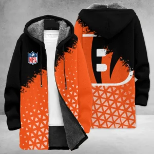 Football Tiger Crew Fleece Windbreaker Jacket, Street & Stadium Jacket HVN1270