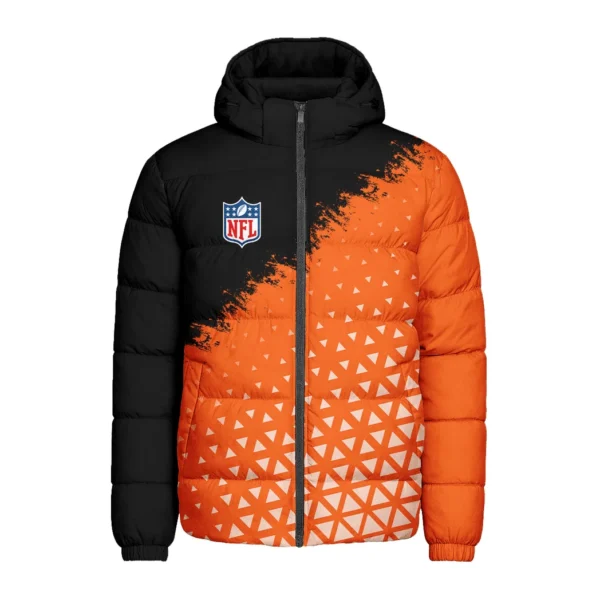 Victory Hooves Hooded Cotton Jacket, Bold Spirit Supporter Coat HVN1270 - Image 2