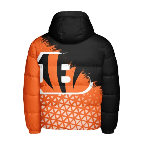 Victory Hooves Hooded Cotton Jacket, Bold Spirit Supporter Coat HVN1270 - Image 3