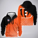 Feline Army Hoodie Half Zipper, Performance Fan Hoodie HVN1270
