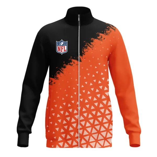 Football Tiger Crew Stand Collar Jacket, Sleek Jacket for True Fans HVN1270 - Image 2