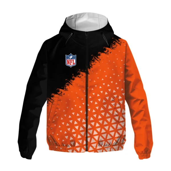 Striped Fans Windbreaker Jacket , Fan Lifestyle Jacket HVN1270 - Image 2