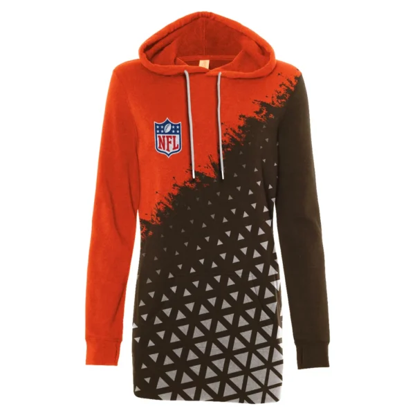 Furry Army Hoodie Dress, Heritage Fan Hoodie Dress HVN1270 - Image 2