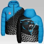 Football Panther Crew Hooded Cotton Jacket, Sport Culture Street Puffer HVN1270