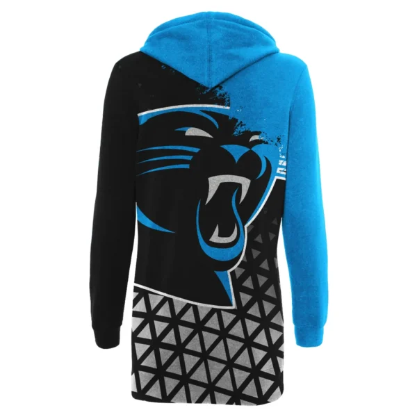 Feline Army Hoodie Dress, Streetwear Women's Hoodie Dress HVN1270 - Image 3