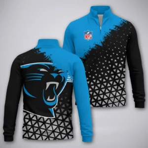 Football Panther Crew Quarter-Zip Sweatshirt, Team Pride Quarter-Zip Sweatshirt HVN1270