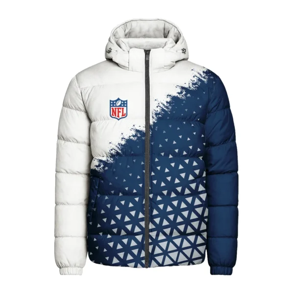 Game Day Spurs Hooded Cotton Jacket, Performance Warmth Fan Jacket HVN1270 - Image 2