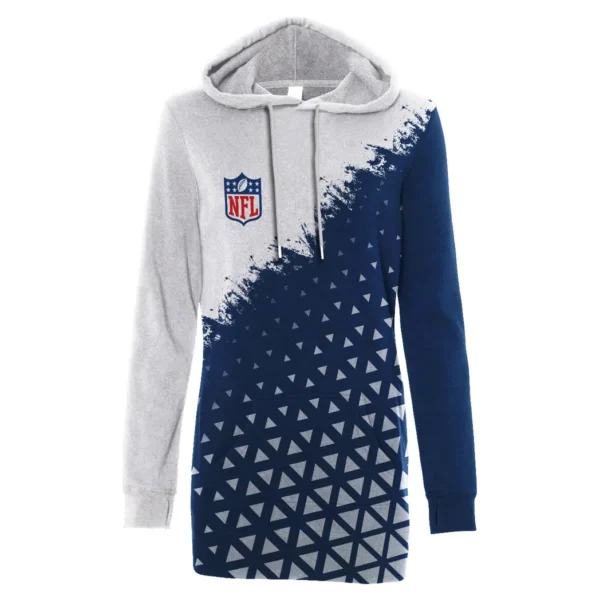 Game Day Spurs Hoodie Dress, Essential Women's Hoodie Dress HVN1270 - Image 2