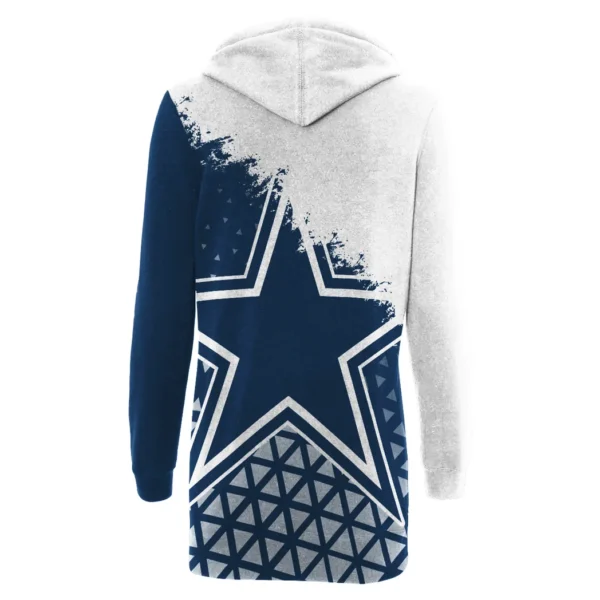 Game Day Spurs Hoodie Dress, Essential Women's Hoodie Dress HVN1270 - Image 3