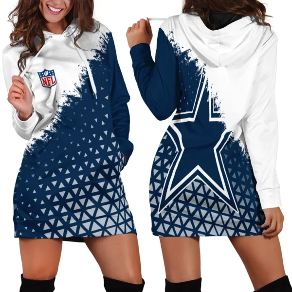 Game Day Spurs Hoodie Dress, Essential Women's Hoodie Dress HVN1270