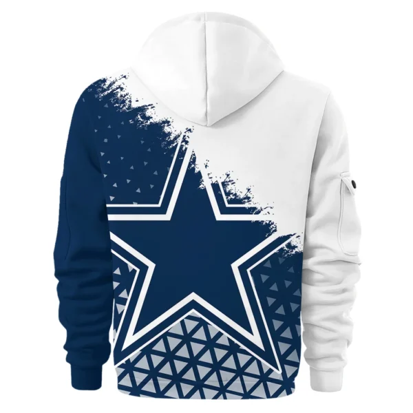 Football Star Crew Hoodie Half Zipper, Game Day Half-Zip Hoodie HVN1270 - Image 3