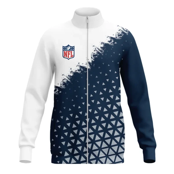 Match Day Stars Stand Collar Jacket, Lightweight Comfort Jacket for Loyal Fans HVN1270 - Image 2