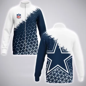Match Day Stars Stand Collar Jacket, Lightweight Comfort Jacket for Loyal Fans HVN1270