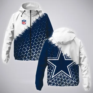 Lone Star Fans Windbreaker Jacket , Street Style Waterproof HVN1270