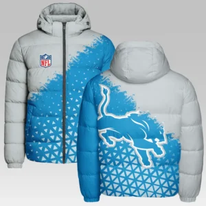 Football Lion Crew Hooded Cotton Jacket, Sport Culture Street Puffer HVN1270