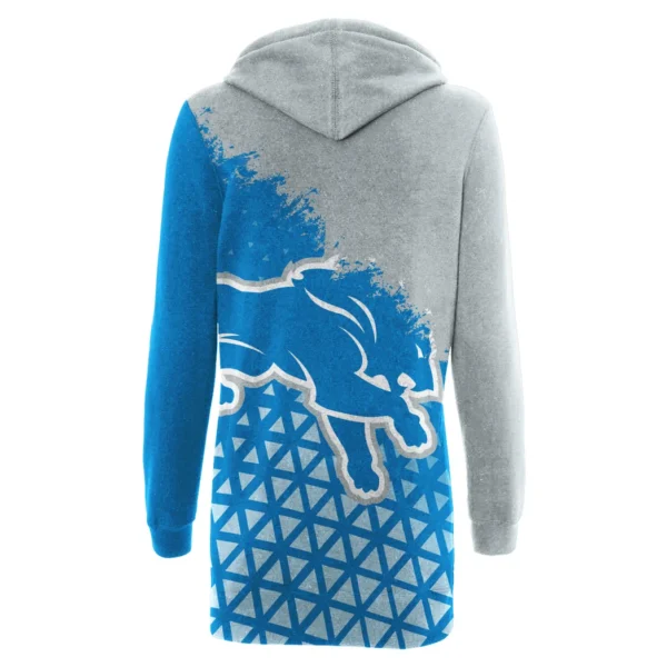 Lion Crew Hoodie Dress, Streetwear Women's Hoodie Dress HVN1270 - Image 3