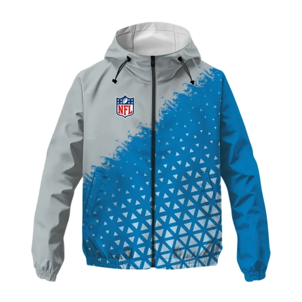 Blue Pride Windbreaker Jacket , Rugged Sports Waterproof HVN1270 - Image 2