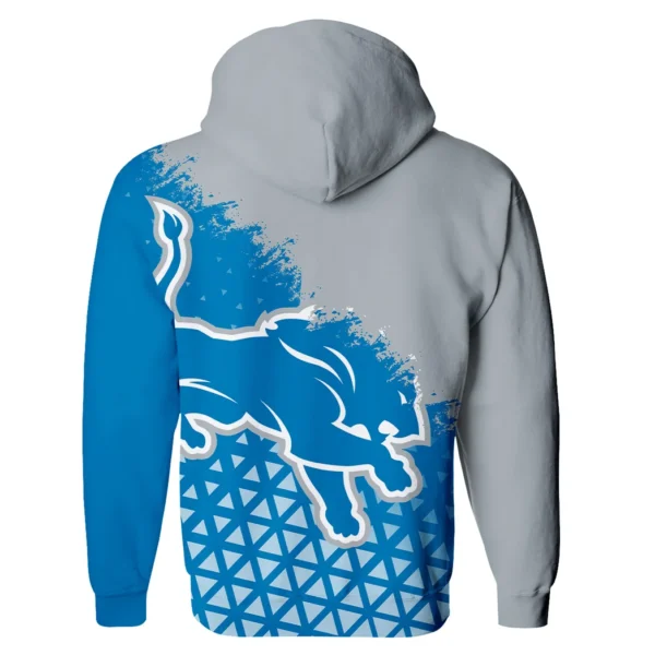 Football Lion Crew Zipper Hoodie, Bold Fan Hoodie HVN1270 - Image 3